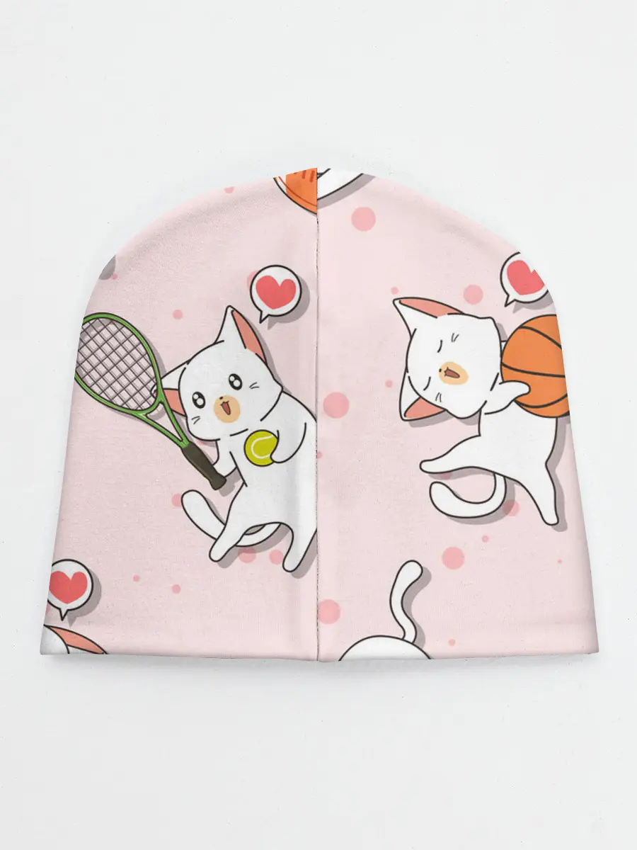 Детская шапка / Спортивные котики | Мяу спорт