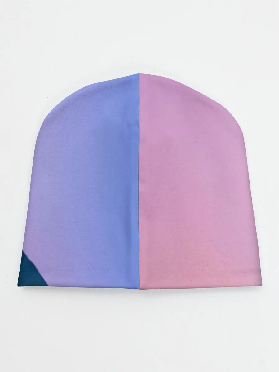 Детская шапка / Timothee Chalamet розовый градиент