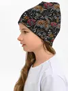 Детская шапка / Цветочный модный узор