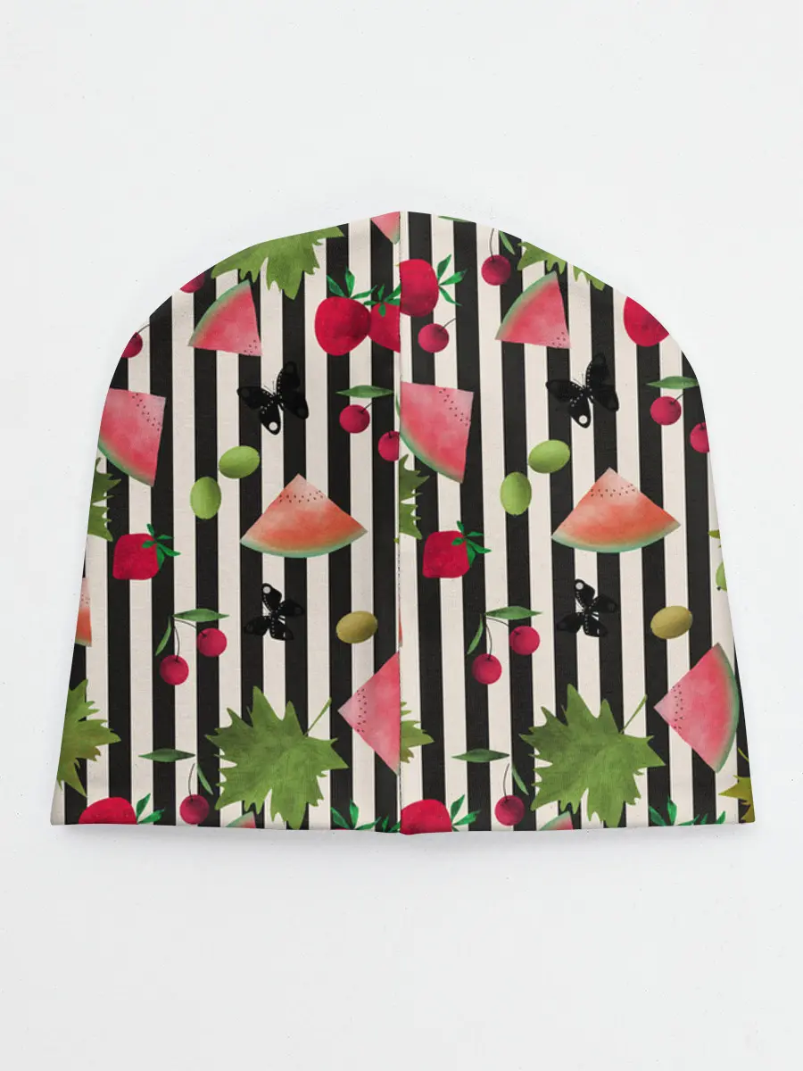 Детская шапка / Ягодно-арбузный микс