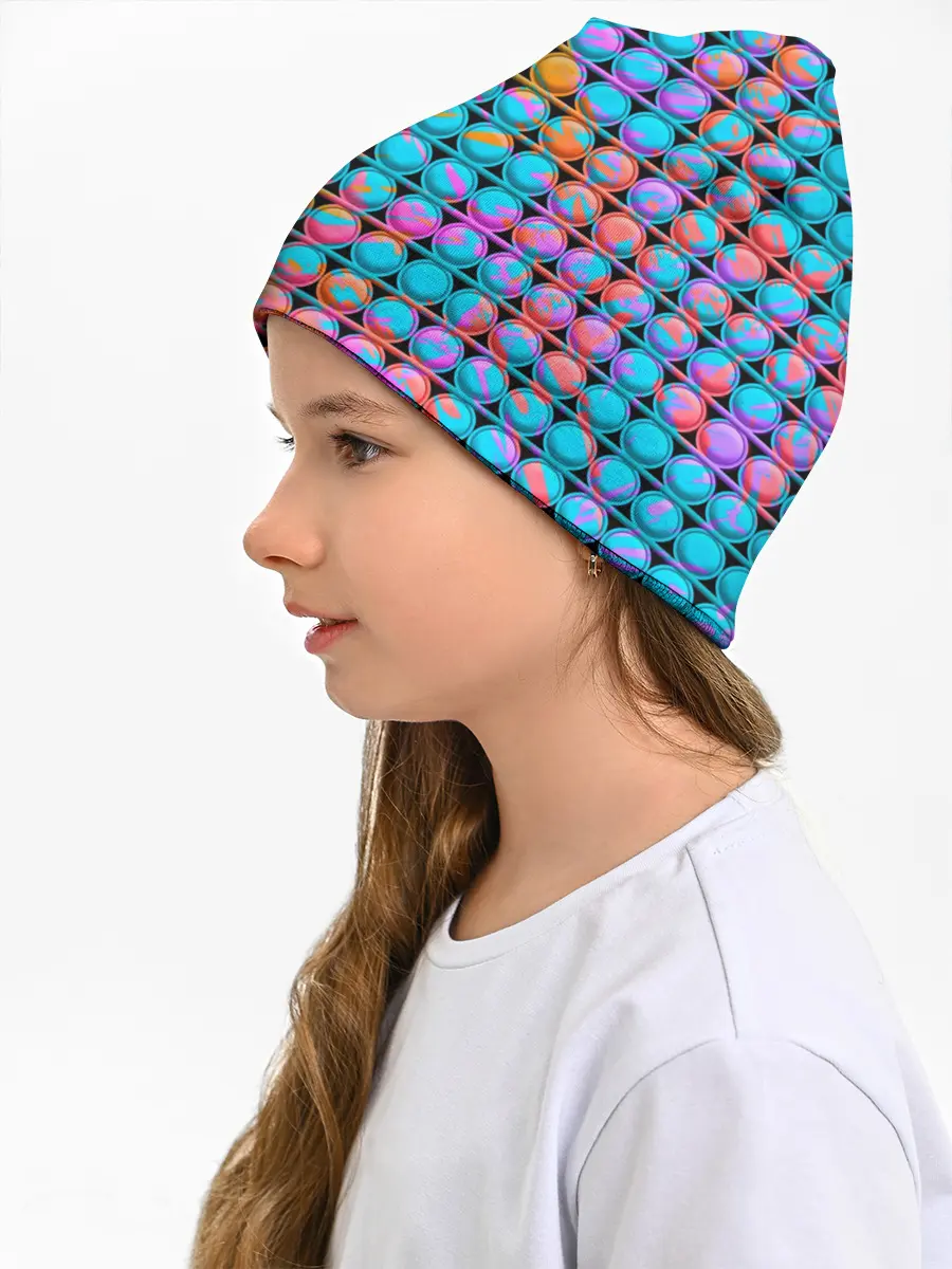 Детская шапка / POP IT | Взрыв Красок