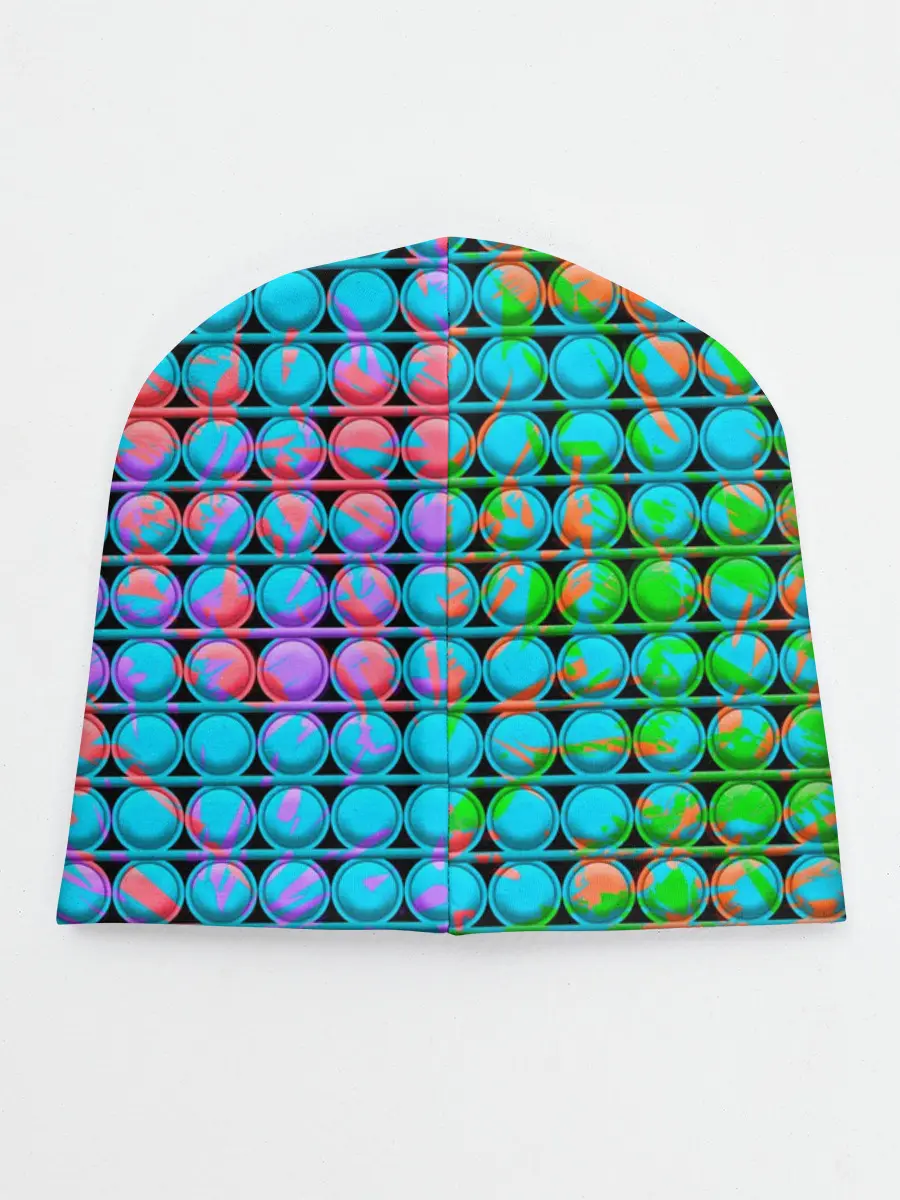 Детская шапка / POP IT | Взрыв Красок