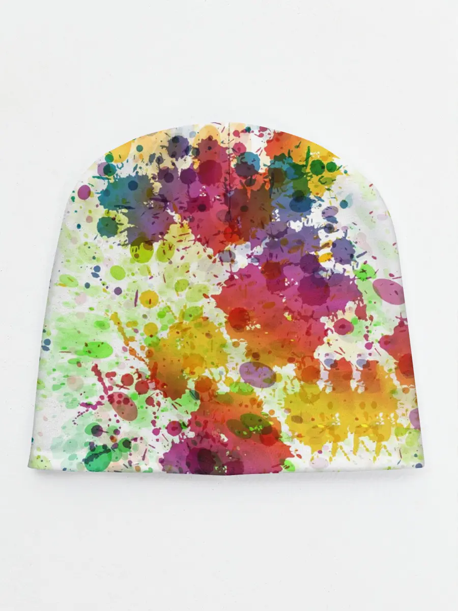 Детская шапка / Красно-жёлтые пятна