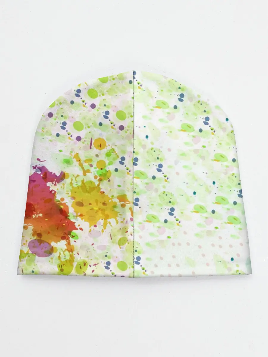 Детская шапка / Красно-жёлтые пятна