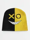 Детская шапка / Yellow and black smile