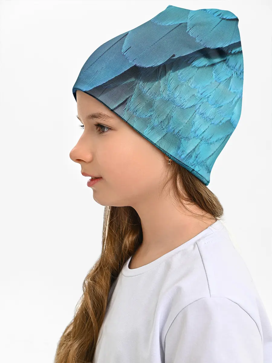 Детская шапка / Перья попугая