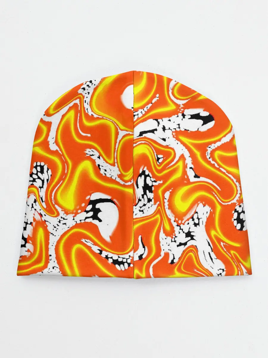 Детская шапка / Огненные разводы лавы