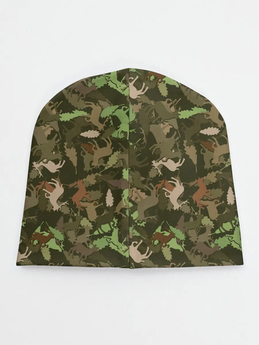 Детская шапка / Лоси в дубовом лесу