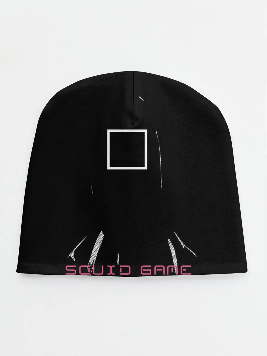 Детская шапка / игра в кальмара квадрат