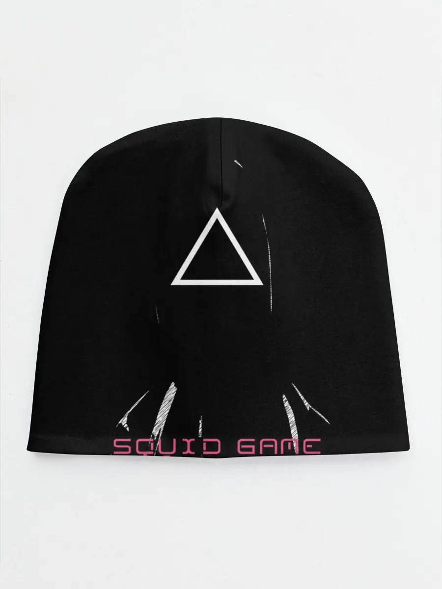 Детская шапка / Игра в кальмара треугольник