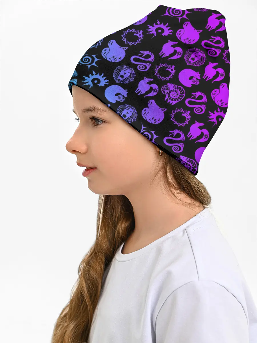 Детская шапка / 7 СМЕРТНЫХ ГРЕХОВ НЕОН ЭМБЛЕМЫ