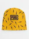 Детская шапка / PUBG АВТОМАТЫ ПАТТЕРН ЖЁЛТЫЙ
