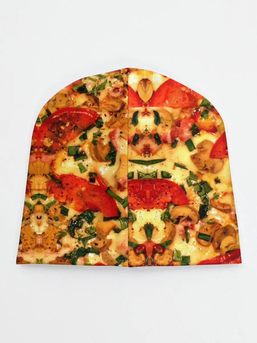 Детская шапка / Пицца с грибами