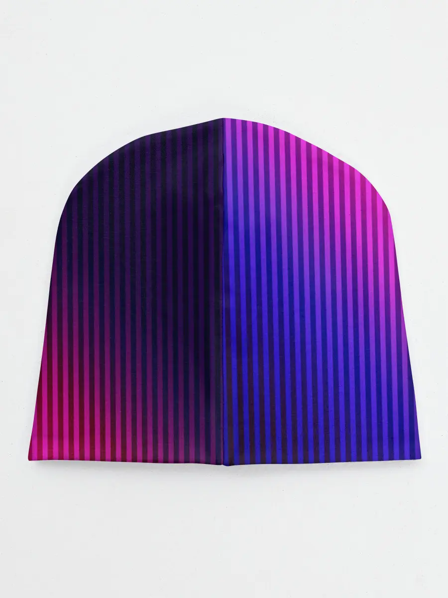 Детская шапка / Фиолетово-малиновый градиент