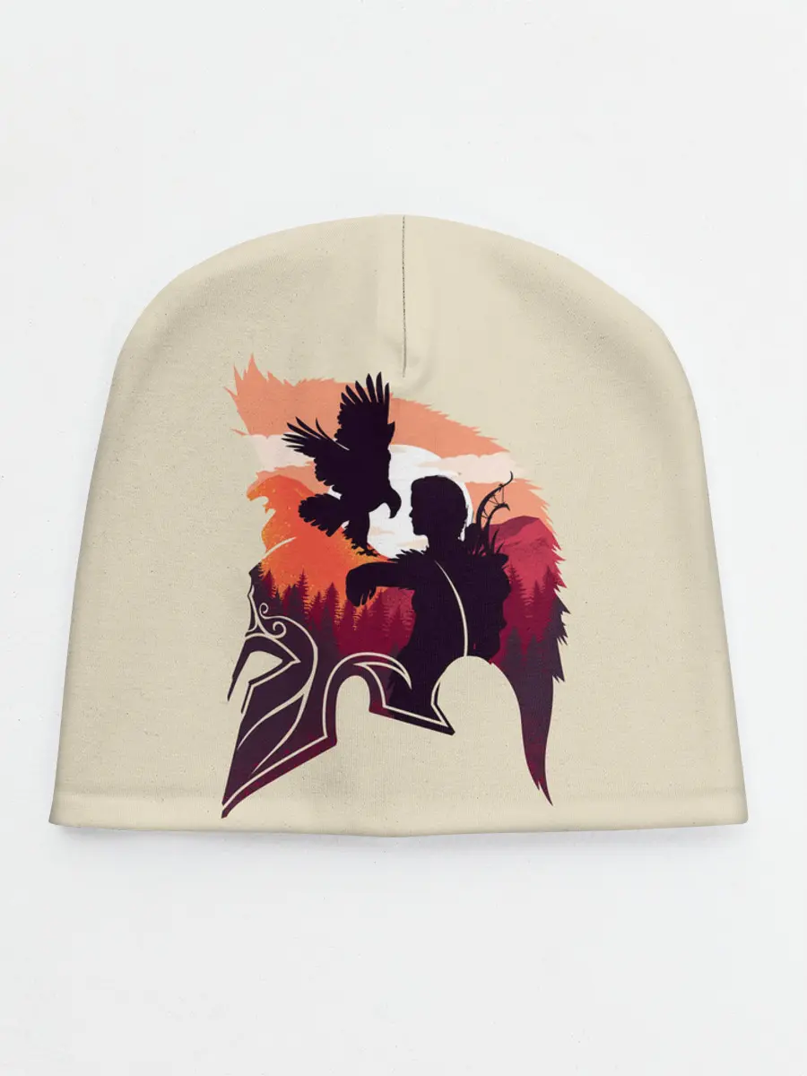 Детская шапка / Кассандра с ястребом