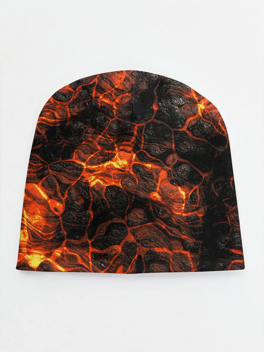 Детская шапка / Горящая лава