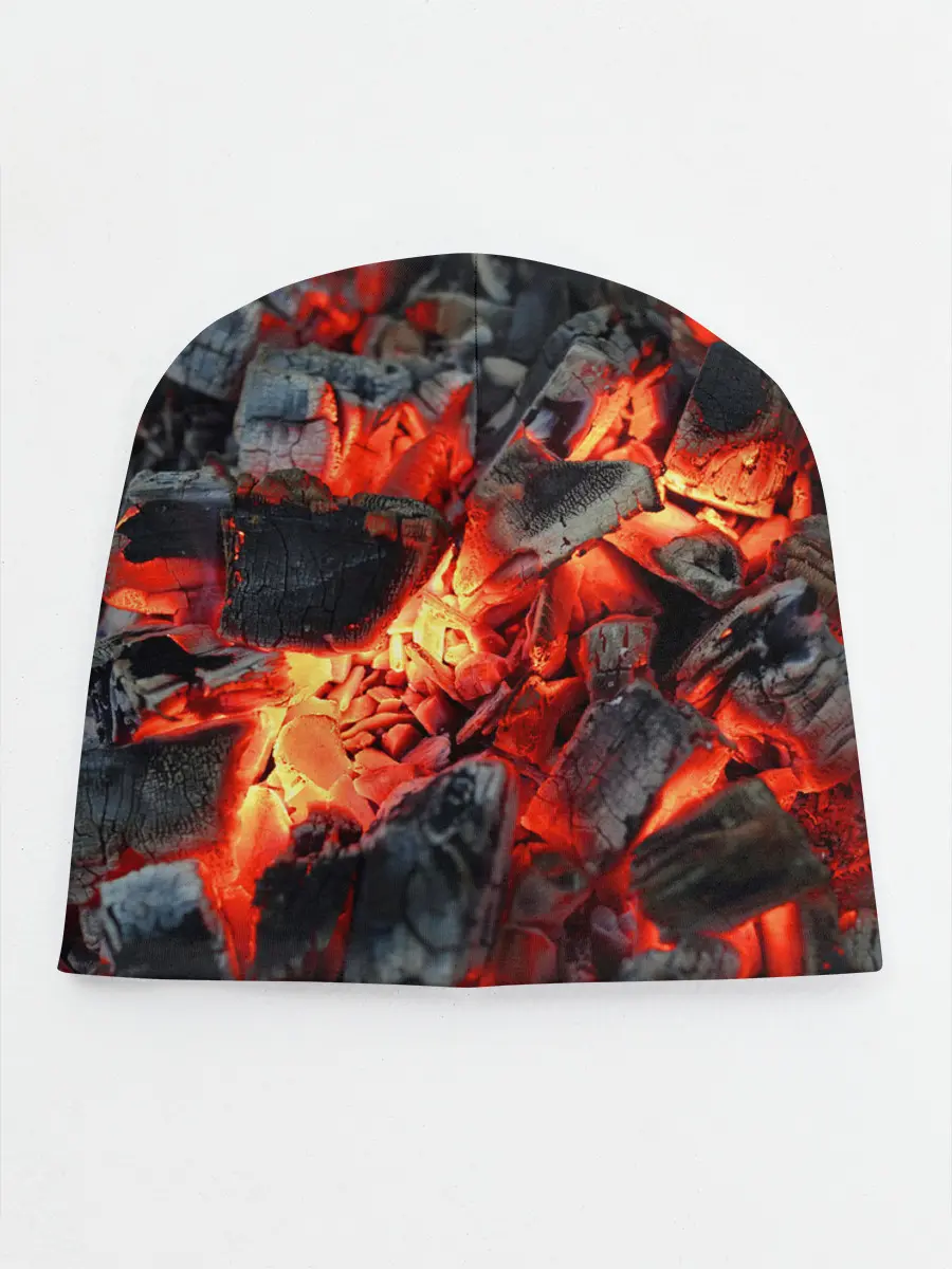 Детская шапка / Древесные угли