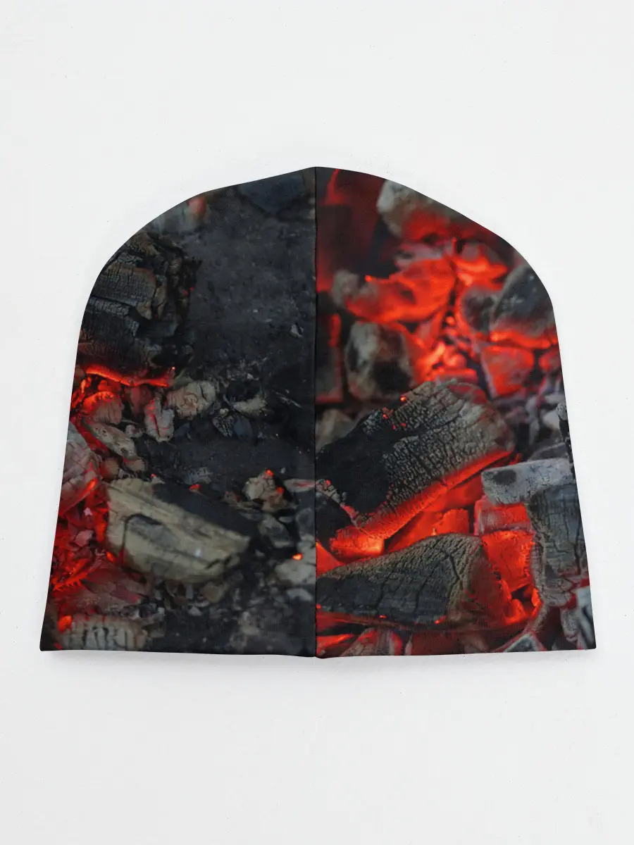 Детская шапка / Древесные угли