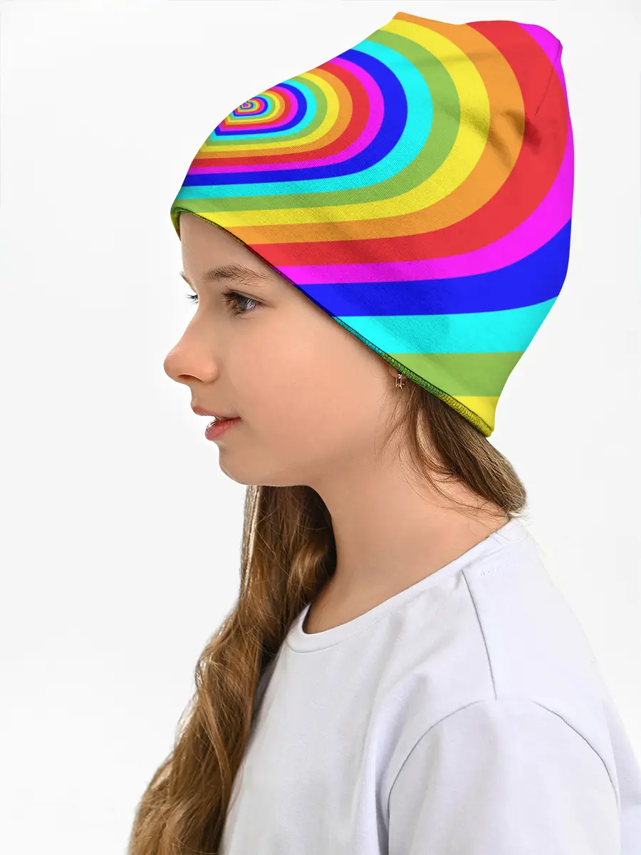 Детская шапка / Цветные сердца | Colored hearts