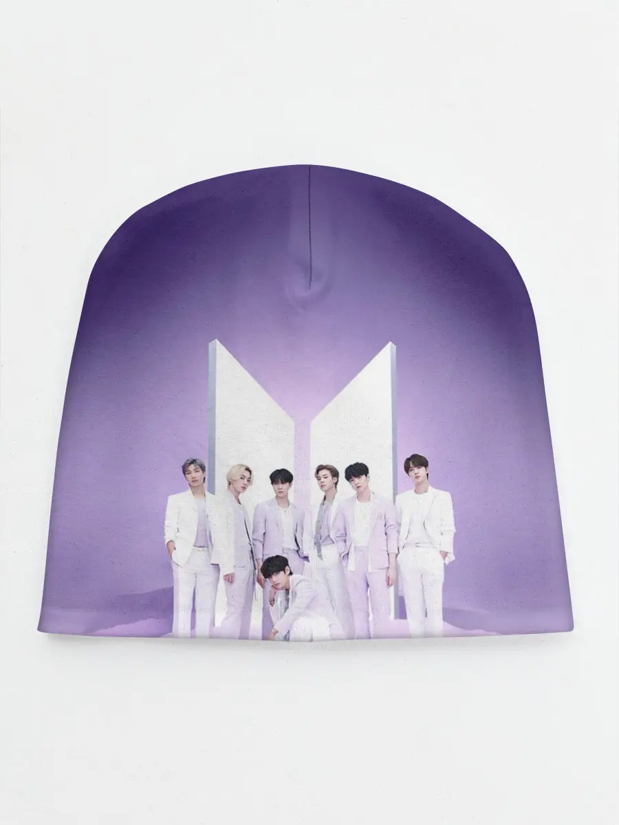 Детская шапка / BTS. Purple