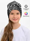 Детская шапка / Хаос белого на черном