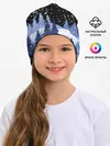 Детская шапка / Снежная ночь в зимнем лесу