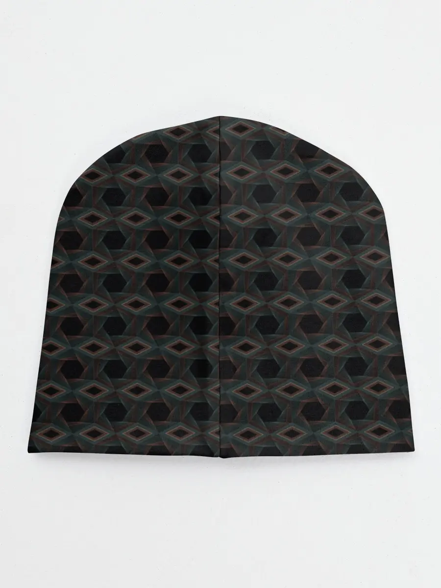 Детская шапка / Абстракция из многоугольников и линий