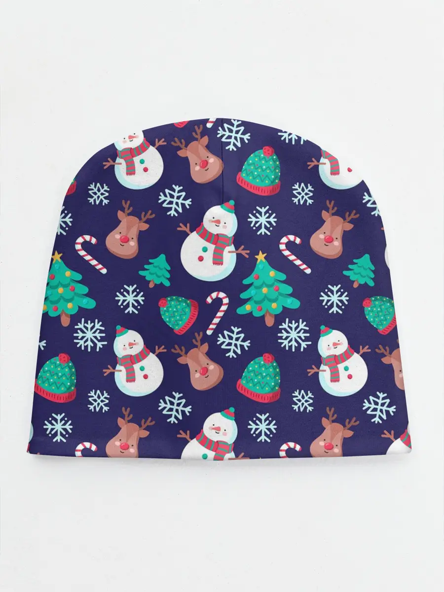 Детская шапка / Рождественский Паттерн!