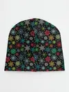 Детская шапка / Разноцветные Снежинки