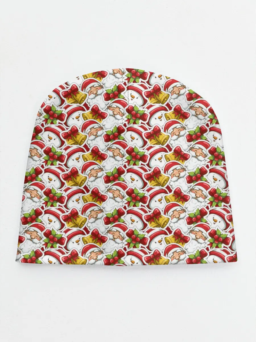 Детская шапка / Дед Мороз и Снеговик