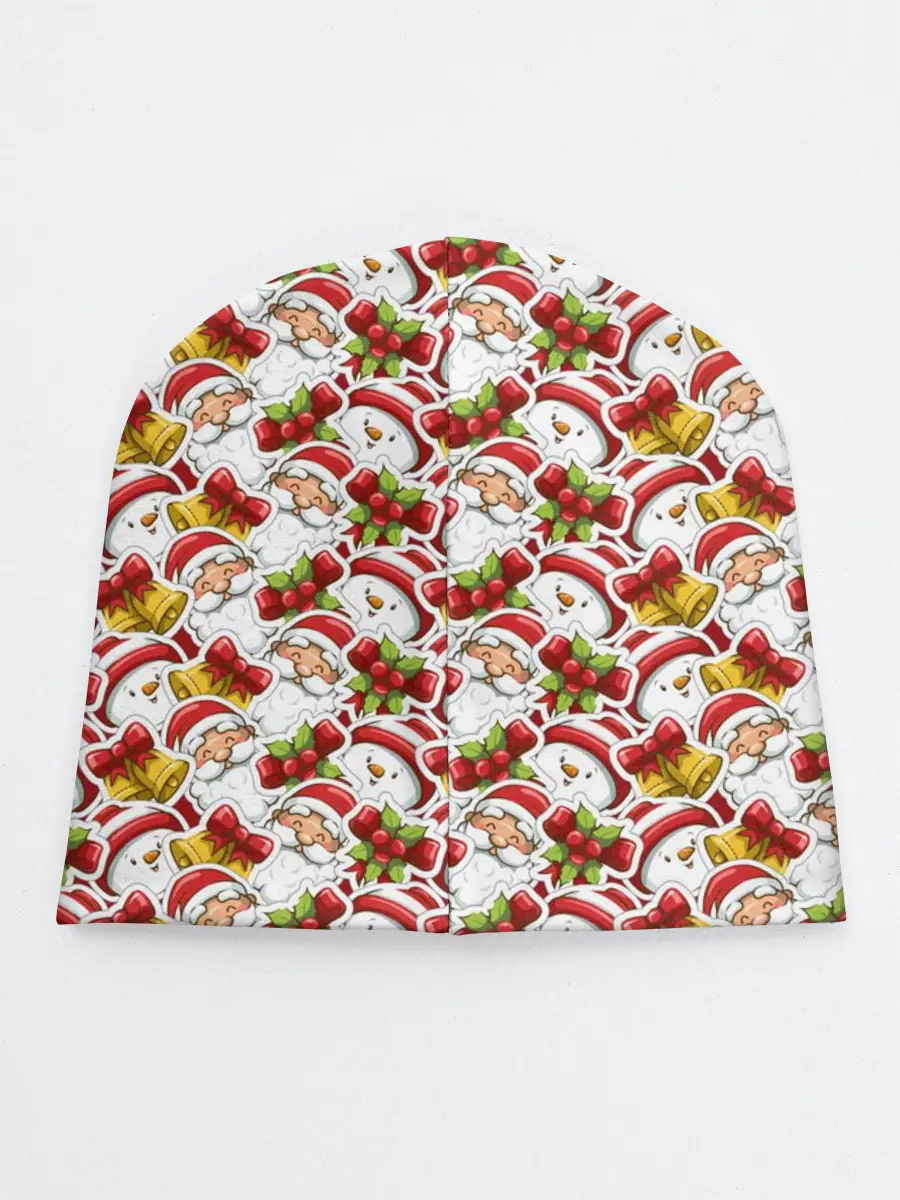 Детская шапка / Дед Мороз и Снеговик