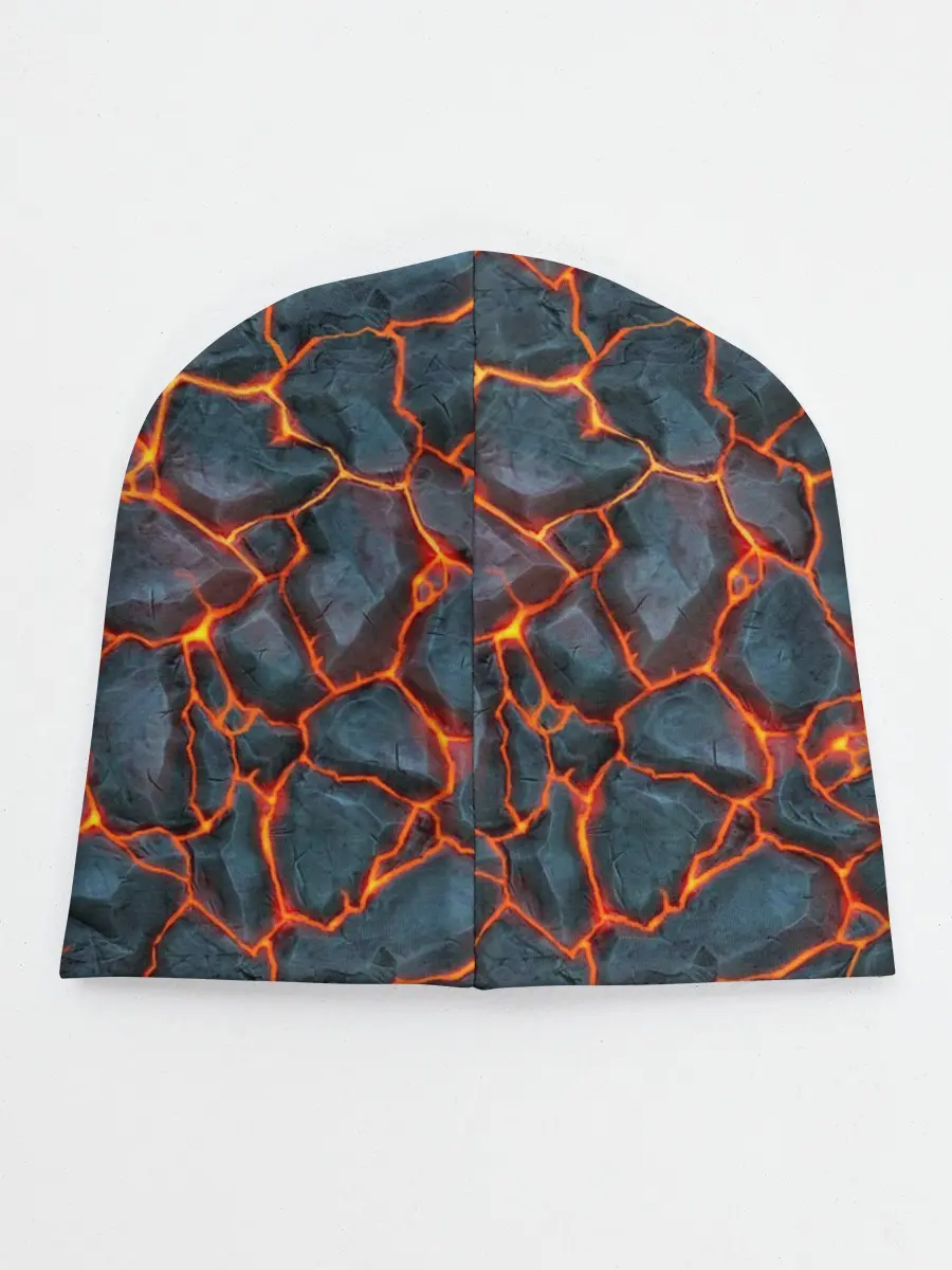 Детская шапка / неоновая магма