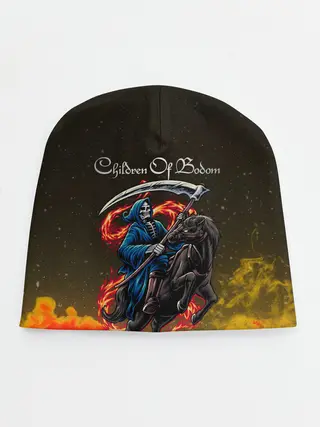 Детская шапка / Children of Bodom | Skeleton on a horse