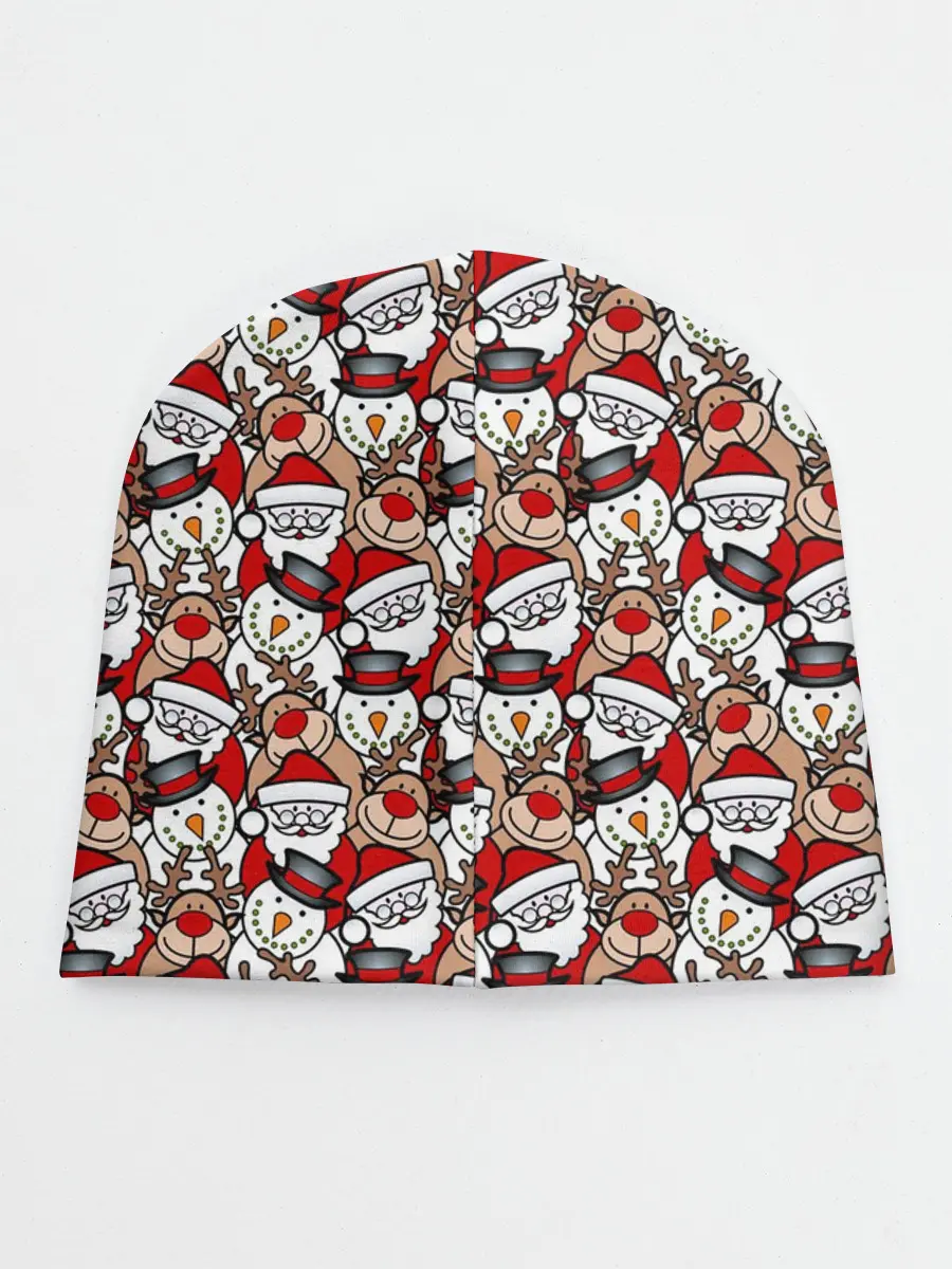 Детская шапка / Дед Мороз, Снеговик, Олень