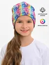 Детская шапка / Радужные Снежные Узоры