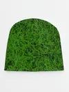 Детская шапка / зелёный паттерн