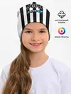 Детская шапка / Форма Ювентуса домашняя 2021/2022