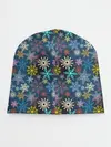 Детская шапка / Красочные Снежинки