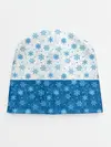 Детская шапка / Светло-Тёмные Снежинки