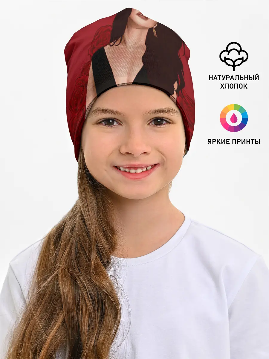 Детская шапка / Лана в розах