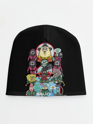 Детская шапка / Кальмар на дне океана