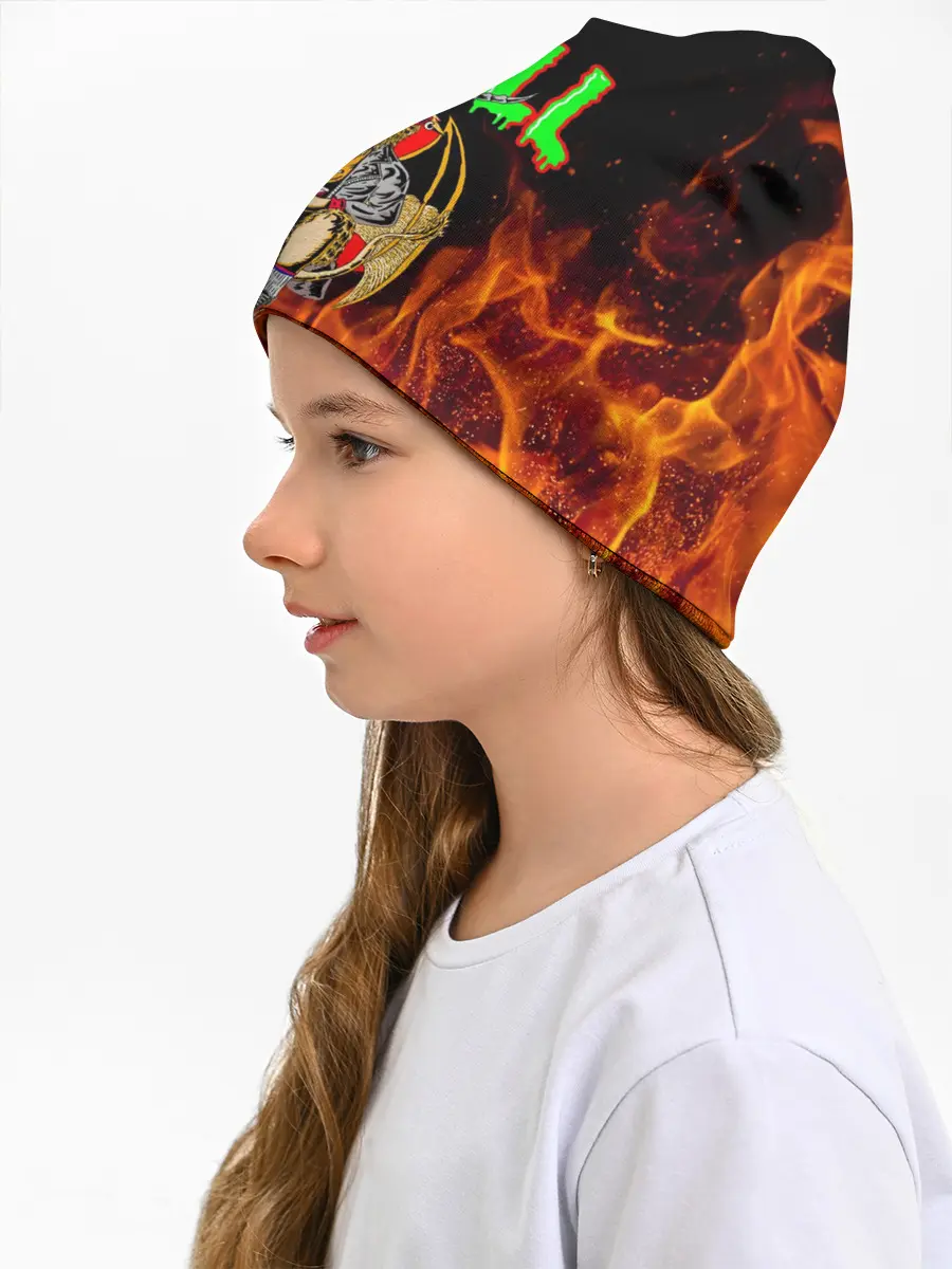 Детская шапка / Time to chill in fire