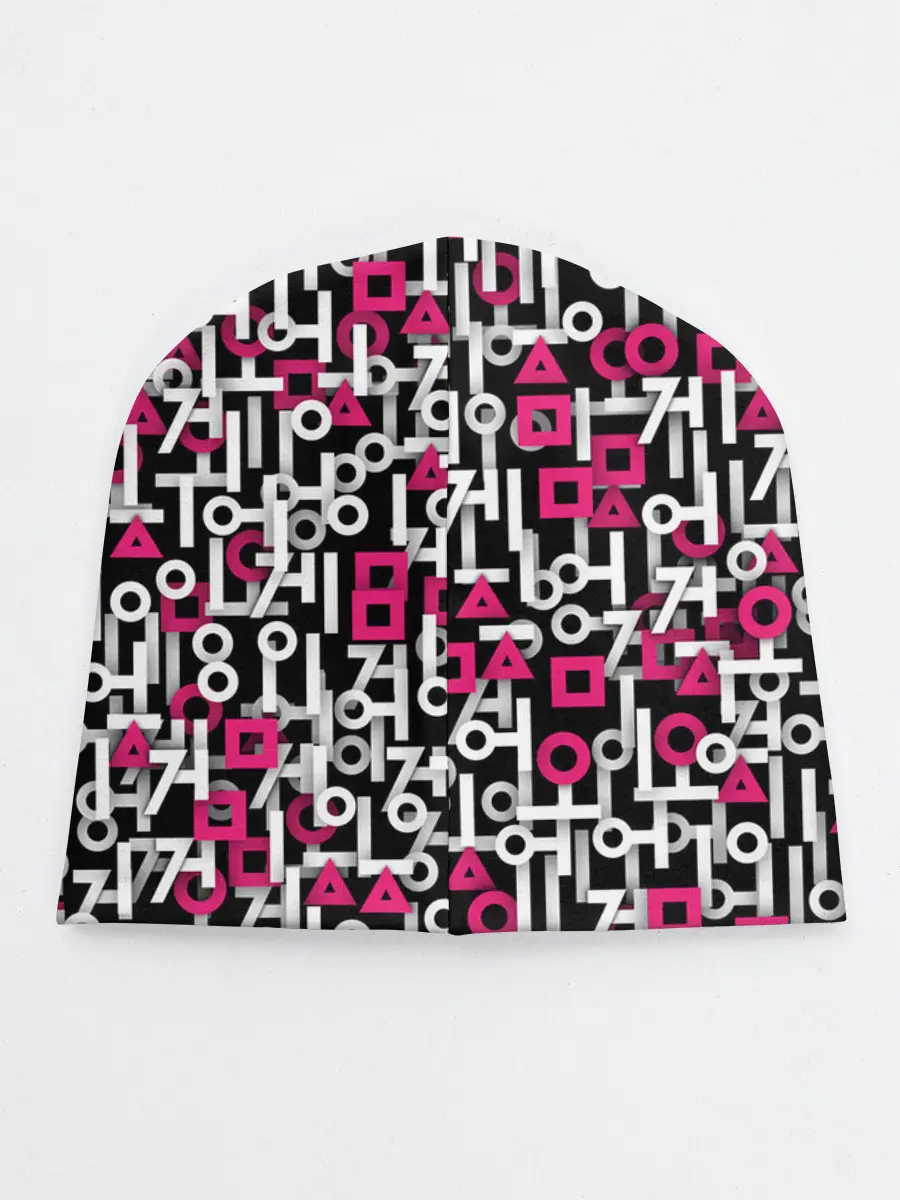 Детская шапка / Узор из Игры в кальмара