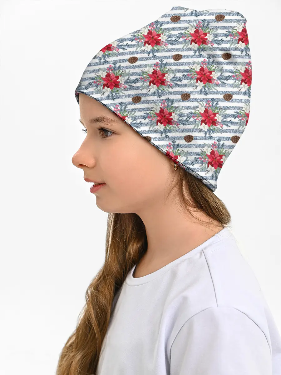 Детская шапка / Новогодние украшения и блестки