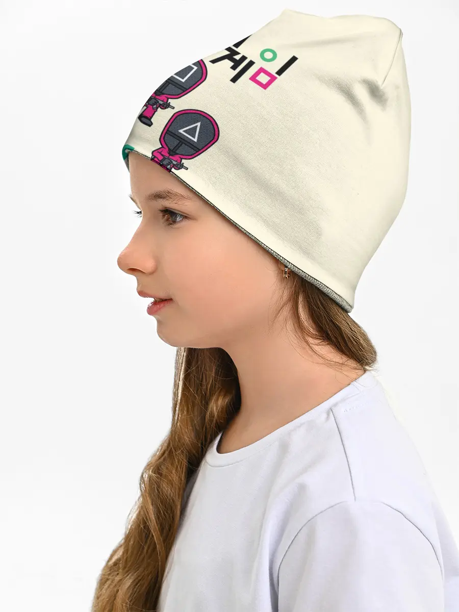 Детская шапка / ИГРА В КАЛЬМАРА 456 | SQUID GAME 456