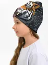 Детская шапка / Амурский тигр в ночи