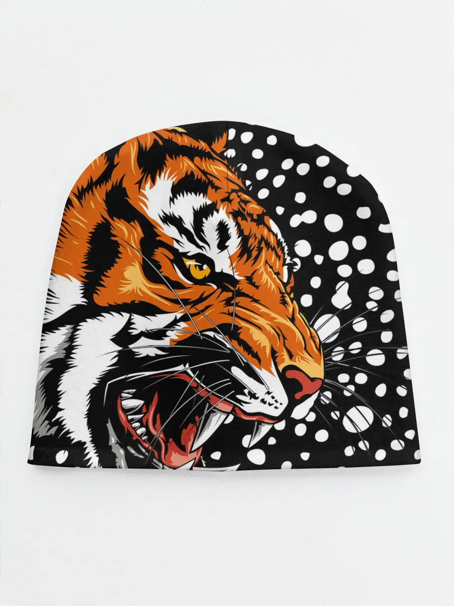 Детская шапка / Амурский тигр и снегопад