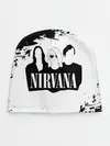 Детская шапка / Нирвана Рок Группа Гранж ЧБ | Nirvana