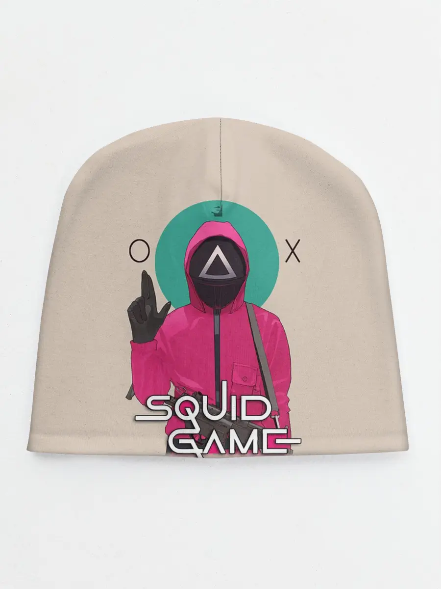 Детская шапка / Squid game - Игра в кальмара треугольник