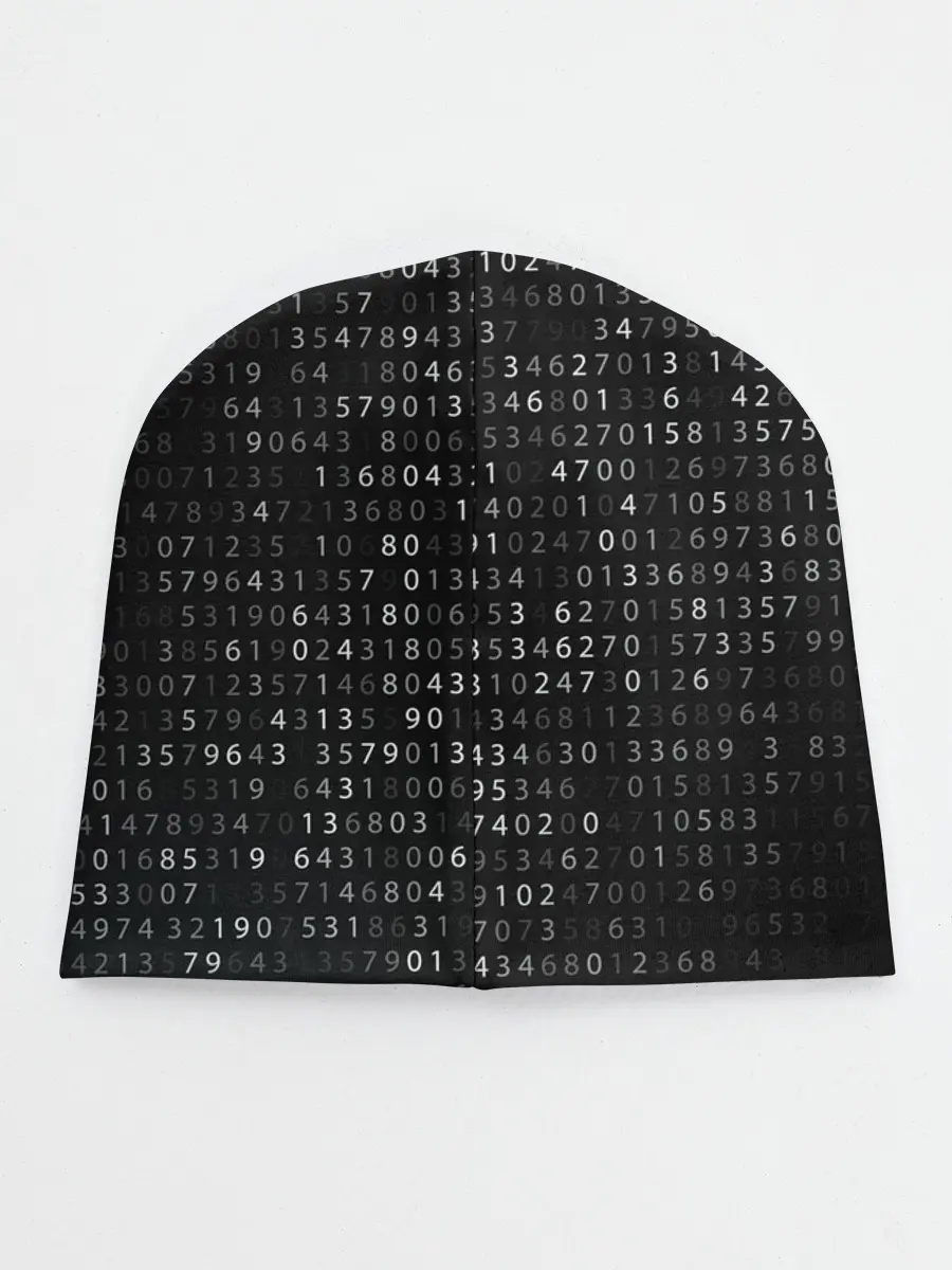 Детская шапка / ИГРА В КАЛЬМАРА, СТРАЖ КРУГ / БИНАРНЫЙ КОД